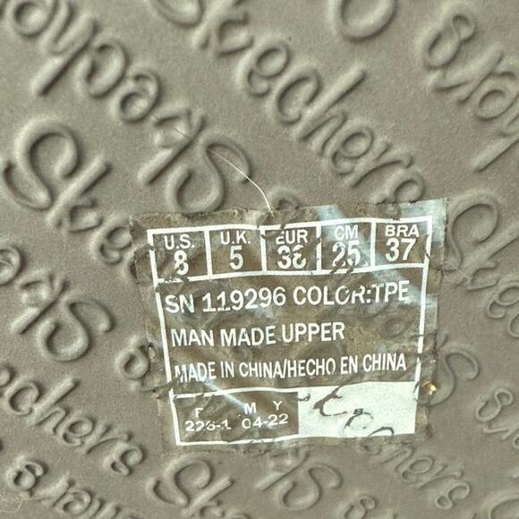 Skechers Women's Beige Sandals with Sparkling Accents - Picture 6 of 6